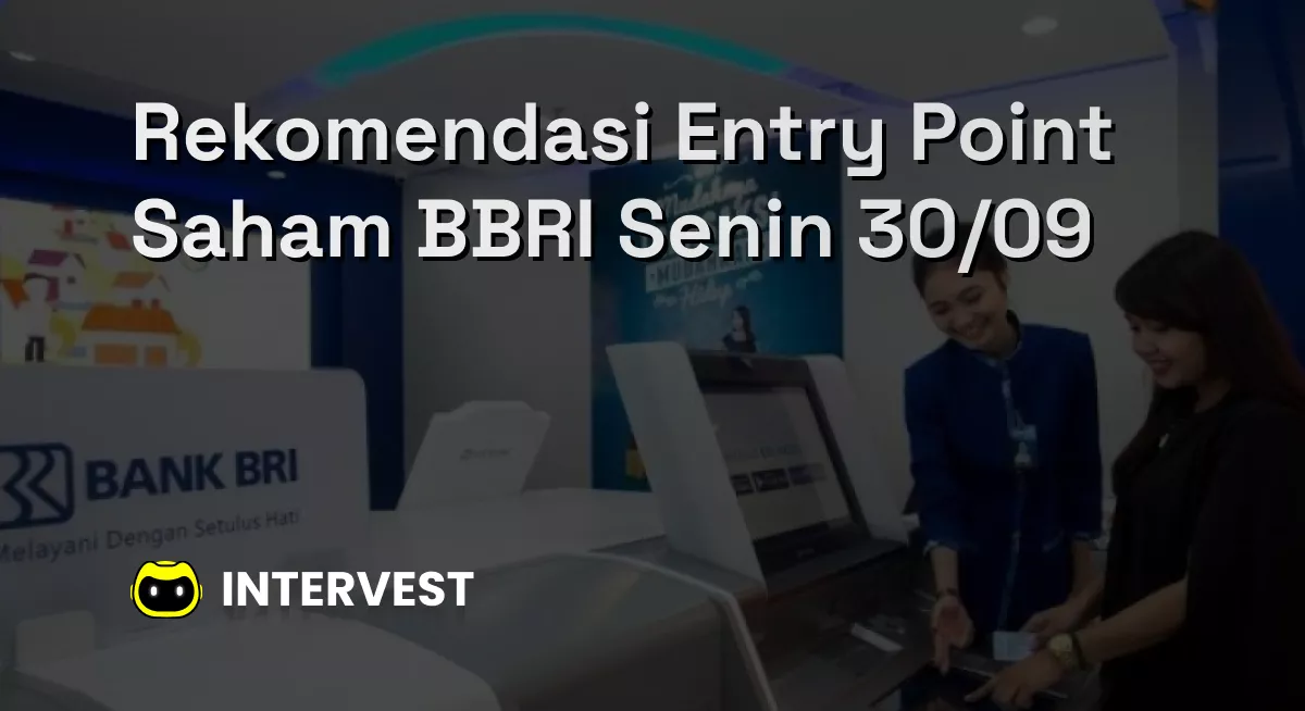 Rekomendasi Saham BBRI Senin 30/09 Image's