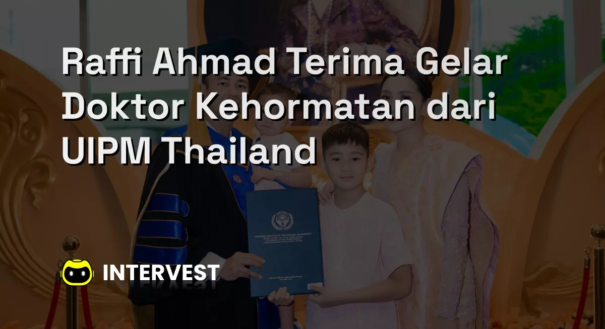 Raffi Ahmad Terima Gelar Doktor Kehormatan dari UIPM Thailand Image's