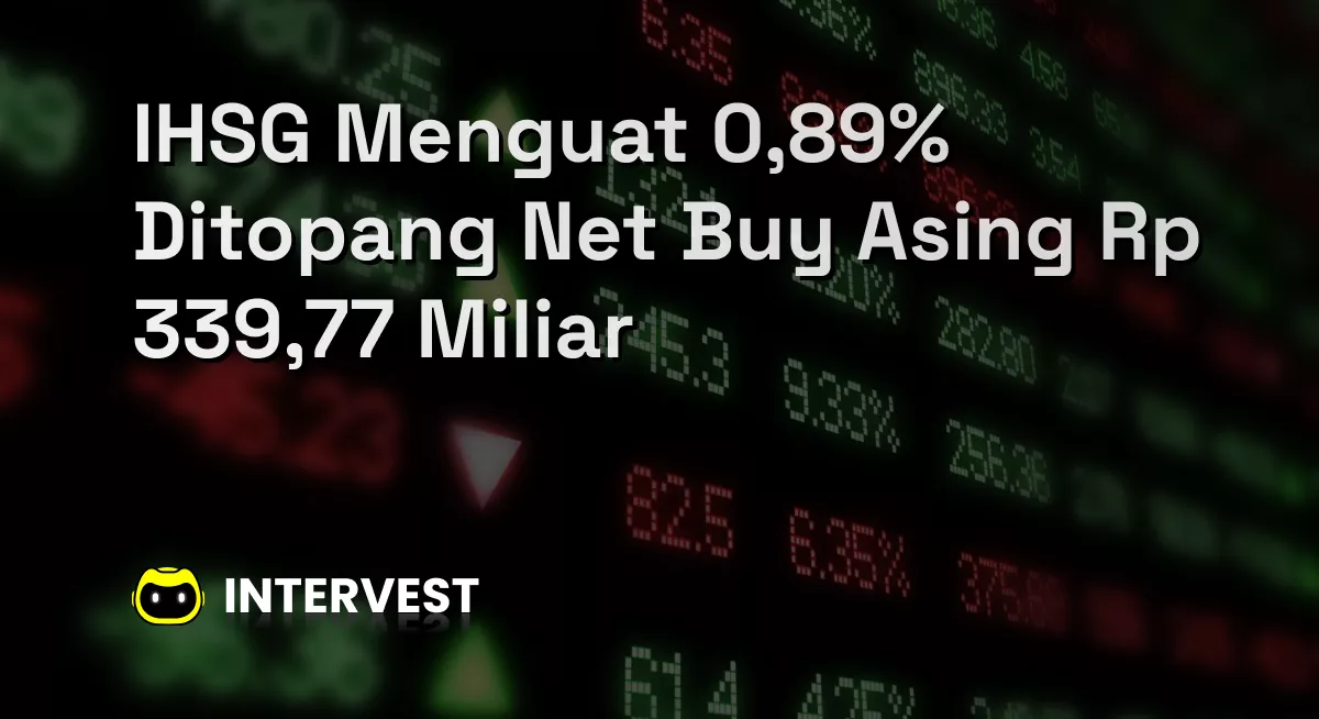 Penguatan IHSG 0,26%, Saham MEDC, TPIA, dan BRPT Cuan Pagi Ini